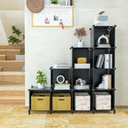 12 Cube Storage Organizer for Clothes, DIY Portable Closet Shelves Clothing Storage for KidsShelves Clothing Storage for Kids