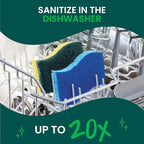 Scotch-Brite Heavy Duty Scrub Sponge, 9 Kitchen Sponges Designed for Tough Messes in the Kitchen that Last 3X Longer*, Best for Cast Iron Skillets and Outdoor Grills, Flexible, Durable, and Strong