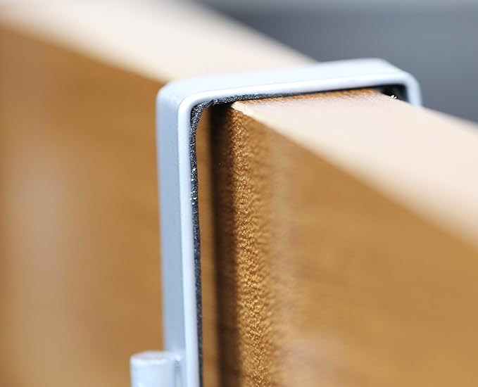 SIMPLE HOUSEWARE Over the Cabinet Door Organizer Holder 2 Pack 13.5" Wx4.25 Dx18.5 H and 12.5" Wx3.6 Dx18.5 H Silver