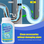 Pipeline Dredging Agent, Drain Clog Remover, Powerful Sink Drain Cleaner for Bathroom and Kitchen Sink Pipe Unclog (2PCS)