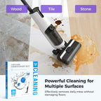 YGY 36 Pack lavender Scent Floor Cleaner, Deodorizes and Deep Cleans for Multiple Hard Floors, Lavender Scent, Compitable with Tineco Vacuum Mop, Cleaning Solution-36 Tablets