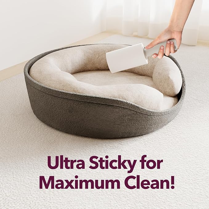 MEIQIHOME Extra Sticky Lint Roller Refills Only, 880 Easy-Tear Sheets for 3.9"-4" Lint Rollers with 1.5" Inner Diameter - Superior Cleanliness for Clothes