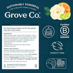 Grove Co. Multi-Purpose Cleaner, Refill Concentrate (6 x 1 Fl Oz) Plant-based Household Cleaning Supplies, Ammonia & Chlorine Free, No Plastic Waste, 3 Scent Variety Pack, Total 3 x 2 Pack Refills