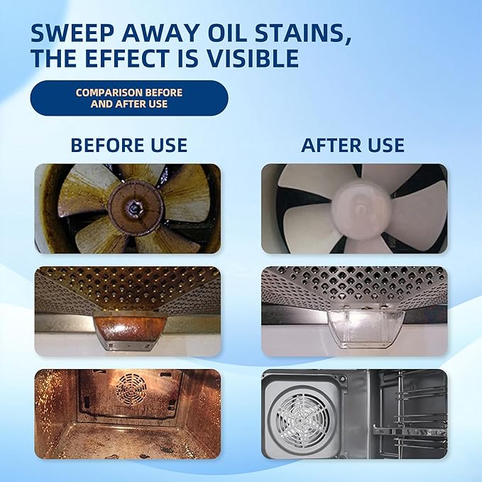 Kitchen Cleaner Spray, Degreaser Cleaner Heavy Duty, Glass Cooktop Cleaner, Oven Cleaner Heavy Duty, Stainless Steel Cleaner for Appliances, Heavy Oil Cleaner Powerful Kitchen, 1PCS