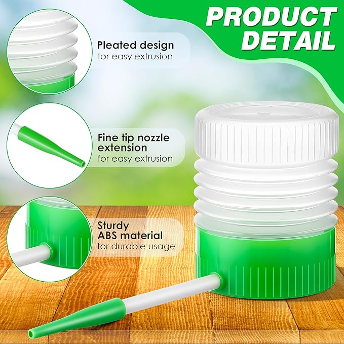 Qualirey 2 Pack Diatomaceous Earth Powder Duster with 6 Inch Extension Nozzle, Diatomaceous Earth Powder Duster for Pest Control, Sprayer for Indoor and Outdoor Use