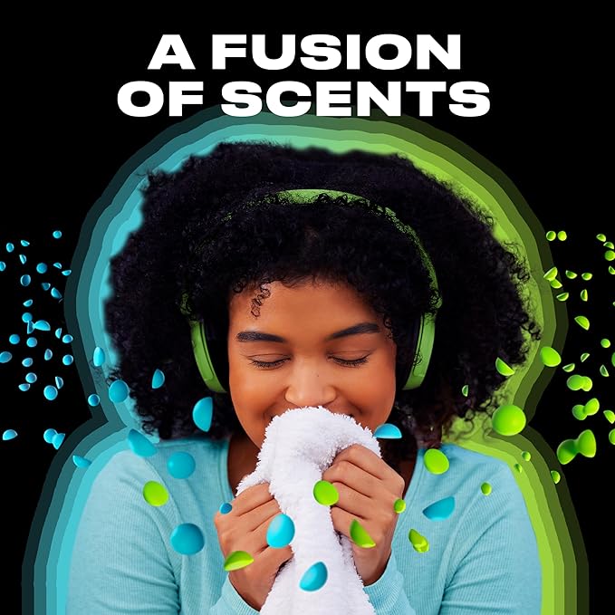 Downy Unstopables Fusions Scent Duos Laundry Scent Booster Beads, Twilight and Jasmine Scent, 21.1 OZ, 24hr non-stop freshness with 2 in 1 dual scent laundry scent beads
