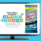 Windex Electronic Cleaning Wipes, Pre-Moistened Screen Wipes for TVs, Phones, and Other Electronics, Resealable for a Freshness Lock, 25 Count (Pack of 3)