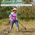 Weed Puller Tool, Garden Weeding Rake Tools with Detachable Long Handle, 56 inch Weed Remover Gardening Hand Tool for Lawn, Yard, atio and Backyard (6 Tines)