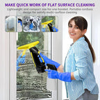 Cordless Window Vacuum Squeegee, Window Vac with Detachable Water Tank and Strong Suction, Electric Window Cleaning Tool for Shower Wall, Mirror, Glass, Car Windshield, Countertop, Tile