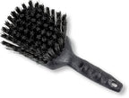 SPARTA 40541EC03 Plastic Scrub Brush, Utility Brush, Kitchen Brush With Hanging Hole For Cleaning, 8 Inches, Black