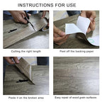 BOMEI PACK Wood Grain Repair Tape,Self Adhesive Repair Patch for Furniture, Floors, Cabinets, Windows, Doors, RV, Home Decor and DIY Projects (1, Grey Coffee)