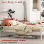 Clothes Drying Rack, Heavy-Duty Folding Laundry Drying Rack for Indoor Outdoor Use, 50.4-78.7" Extendable Stainless Steel, Space-Saving Design, Foldable Freestanding Airer