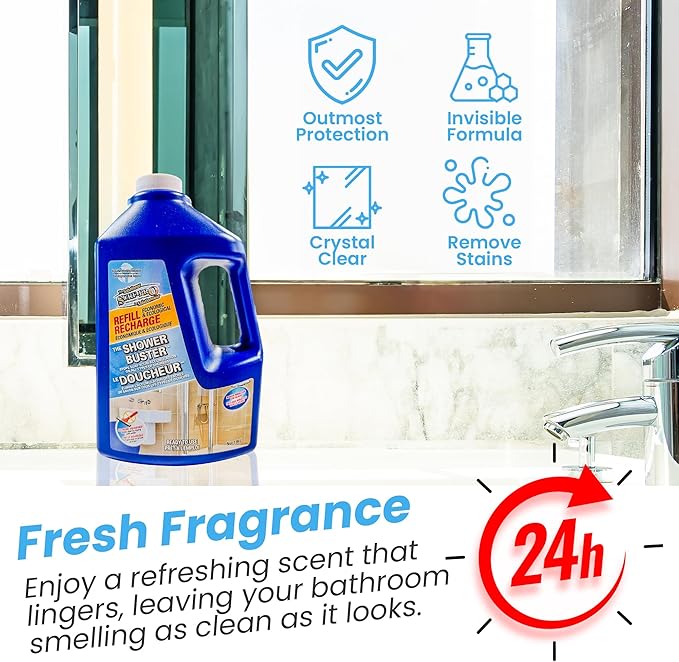 Shower Glass Cleaner Buster Economic Refill (1.89L)