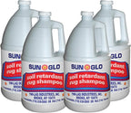 Sun-Glo Soil Retardant Rug Shampoo - High-Efficiency Bonnet Cleaning Solution (4x1 Gallon Case)