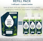 Puracy Natural Dish Soap Packs- Skin-Softening Plant-Based Dishwashing Soap, Non-Toxic Dish Soap, Organic Liquid Dishwashing Detergent Soap (Green Tea & Lime, 16 fl oz, 3 Pack)