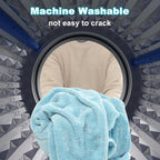 JOYMOOP Microfiber Towels for Cars, 3 Pack 35.4" x 23.6" Car Drying Towel, Blue Reusable Car Towel, Quick Drying Car Microfiber Cleaning Cloth for RVs, SUVs, Trucks