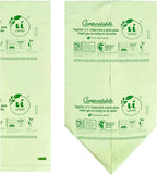 UNNI Compostable Trash Bags, 20-23 Gallon / 87 Liter, 30 Count, Extra Thick 1.0 mil Large Bin Liners for Food Scrap, BPI, CMA & OK compost HOME Certified, Meets ASTM D6400