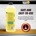 Instant Power Disposal and Drain Cleaner – Liquid Enzyme Clog Remover, Cleans and Deodorizes, Removes Drain Blockages, Fresh Lemon Scent, 33.8 Fl oz, 1 Liter
