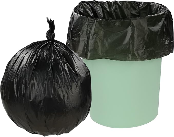 5 Gallon Garbage Bags, 90 Counts, Black