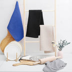 Homaxy 100% Cotton Waffle Weave Kitchen Dish Towels, Ultra Soft Absorbent Quick Drying Cleaning Towel, 13 x 28 Inches, 8-Pack, Blueberry