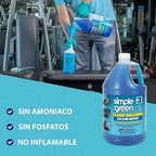 Simple Green 11301 Clean Building Glass Cleaner Concentrate, Unscented, 1gal Bottle (Case of 2)