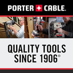 PORTER-CABLE 20V MAX* 6 Tools Combo Kit Cordless Drill Set, Impact Driver, Circular Saw, Reciprocating Saw, Oscillating Tool, Cutting Blade, Flashlight and USB Charger (PCCK617L6)