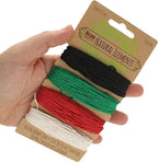 The Beadsmith 100% Hemp Cord – Primary Colors – 1mm, 30 Foot Spool, 20LB Test Strength – Twine for Jewelry Making, Macrame, Paper Crafts, Gardening, Scrapbooking, Home Décor, DIY String Art & More