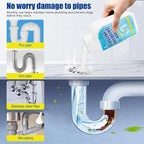 Pipeline Dredging Agent, Drain Clog Remover, Powerful Sink Drain Cleaner for Bathroom and Kitchen Sink Pipe Unclog (1PCS)