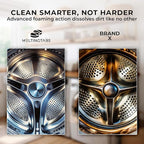 Washing Machine Cleaner Tablets – Deep Clean Washer Descale, Laundry Tub Cleaning Solution, Smell Fresh, Eliminates Buildup & Dirt, For Front & Top Load Washers, Easy-to-Use Tablets, 24 Pack