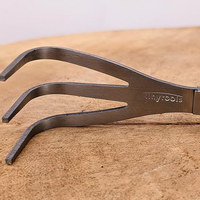 Bonsai Outlet Root Rake with Tweezers - Tinyroots Gardening Tools for Repotting and General Care of Your Tree or Houseplants