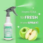 Eliminator Air Freshener and Odor Neutralizer: Industrial-Strength Odor Elimination with Advanced Molecular Technology for 24-Hour Freshness - Transform Your Space Instantly (Green Apple)