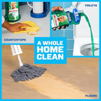 Mr. Clean All Purpose Cleaner, Floor Cleaner for Mopping Home, Bathroom, & Kitchen, Cleaning Liquid for Mop & Bucket, Cleaning Supplies, Dilutable, Meadows & Rain, 41oz (Pack of 4)