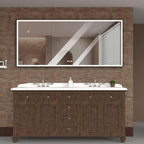 Gray Medicine Cabinets for Bathroom with Mirror, LED Medicine Cabinets Mirror with Defogger, Bathroom Medicine Cabinet with Dimmer, Outlets & USB, 60”W x 36”H, Surface Mounted