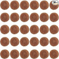Baderke 30 Pcs Copper Coated Scouring Pad for Dishes Pots Pans and Ovens Easy Scouring for Tough Kitchen Cleaning