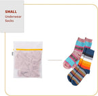 Mesh Laundry Bag for Delicates, Wash Bag for Underwear and Lingerie, Makeup Organizer Bag (2 Small)