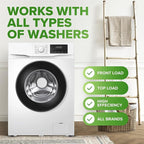 Renuv Heavy Duty Washing Machine Cleaner Descaler Tablets - for Front Load, Top Load Washer, HE (6 XL Tablets - 6 Months Supply)
