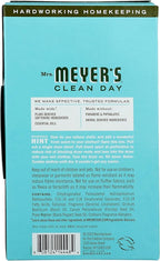 MRS. MEYER'S CLEAN DAY Dryer Sheets, Fabric Softener, Reduces Static, Infused with Essential Oils, Basil, 80 Count