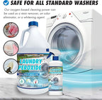 Nature's Freedom Laundry Peroxide, Chlorine-Free Whitening Solution, Stain and Odor Remover, 1 Gallon