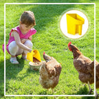 8 Pcs Feed Scoop 2 Qt Plastic Enclosed Heavy Duty Stackable Feed Scoop for Horse Chicken Livestock Animal Ranchers Homesteaders Farmers