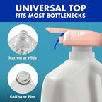 The Magic Tap Automatic Drink Dispenser: Hands-Free Milk, Beverage Dispenser, Drink Dispenser for Fridge Juice, Gifts for Women & Men: 1 Pack Peach