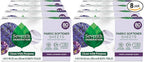Seventh Generation Dryer Sheets Fabric Softener Fresh Lavender Scent with 100% Essential Oils and Botanical Ingredients 80 Sheets,(Pack of 8)