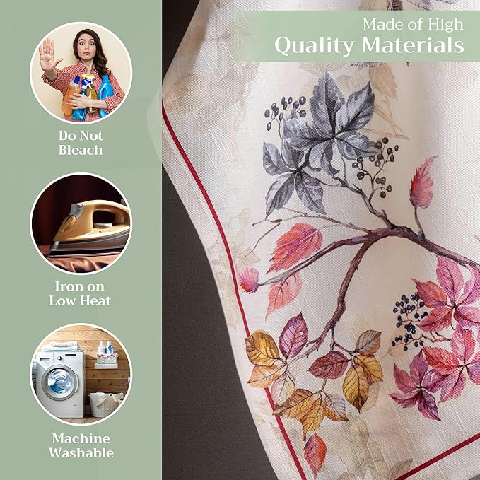 Maison d' Hermine Kitchen Towels Set of 3 100% Cotton 27.50" x 20" Reusable Cloth Tea Dish Towels Absorbent with Hanging Loop for Kitchen, Home, Dining, Cocktail Parties (Equinoxe - Beige)