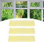 3 Pack Microfiber Replacement Pads Compatible with KARCHER WV2 & WV5 Cleaners – Fast Cleaning for Windows, Glass, Mirrors & Smooth Surfaces