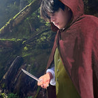 Otakumod 11" Fantasy Medieval Elvish Dagger. For Collection, Gift or Cosplay Renaissance Characters A Fair (Silver)