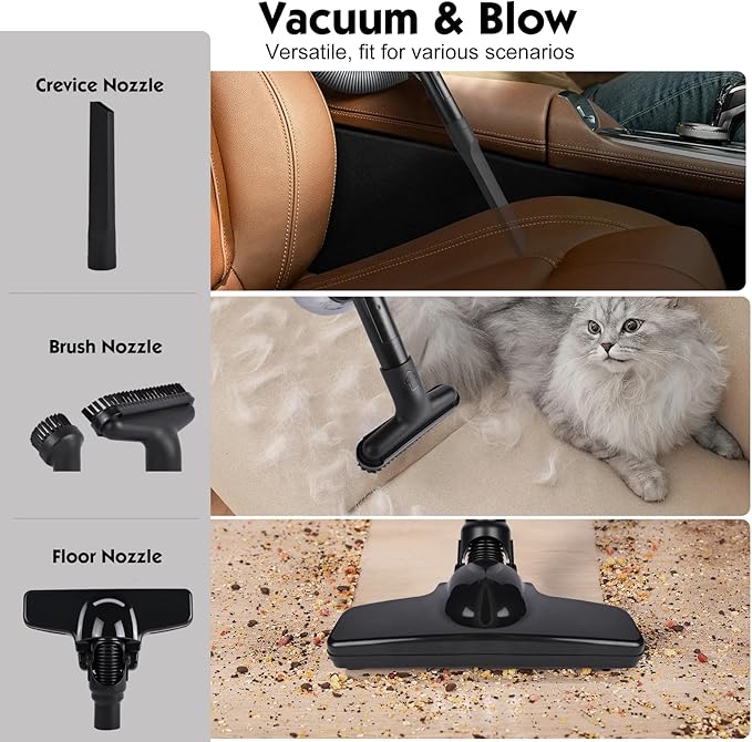 Cordless Vacuum Cleaner for Makita 18V LXT Battery, Handheld Vacuum Cleaner for Home Car Hardwood Floor Carpet, Portable Shop Vacuum with Washable HEPA Filter(Tool Only)