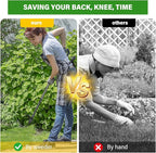 Weed Puller Tool, 4 Claw Stand Up Manual Weeder, Heavy Duty Weeding Tool with 60 inch Long Handle,Steel Head,Uprooting Dandelion Removal Gardening Tools for Farm Lawn Grass Removal