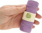 The Beadsmith 100% Hemp Cord – Purple Color – 2mm, 197 Foot Spool, 20LB Test Strength – Twine for Jewelry Making, Macrame, Paper Crafts, Gardening, Scrapbooking, Home Décor, DIY String Art & More