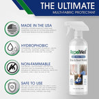 Shoe & Boot Stain & Water Repellent (12oz) Eco-Friendly, Pet-Safe Spray Keeps Fabric, Leather & Suede Clean & Dry
