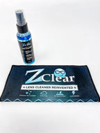 Zclear 2 oz EyeGlasses Cleaner + Micro Fiber Cleaning Cloth: Anti Fog Spray for Eye Glasses, Eye Glasses Cleaner Spray | Long Lasting | Made in USA- 1-2oz spray + Micro Fiber
