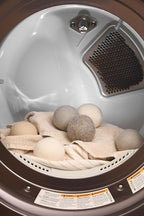 Madison Home Wool Dryer Balls, 6-Pack XL Laundry Dryer Balls, Reusable Natural Fabric Softener, Reduces Wrinkles and Drying Time